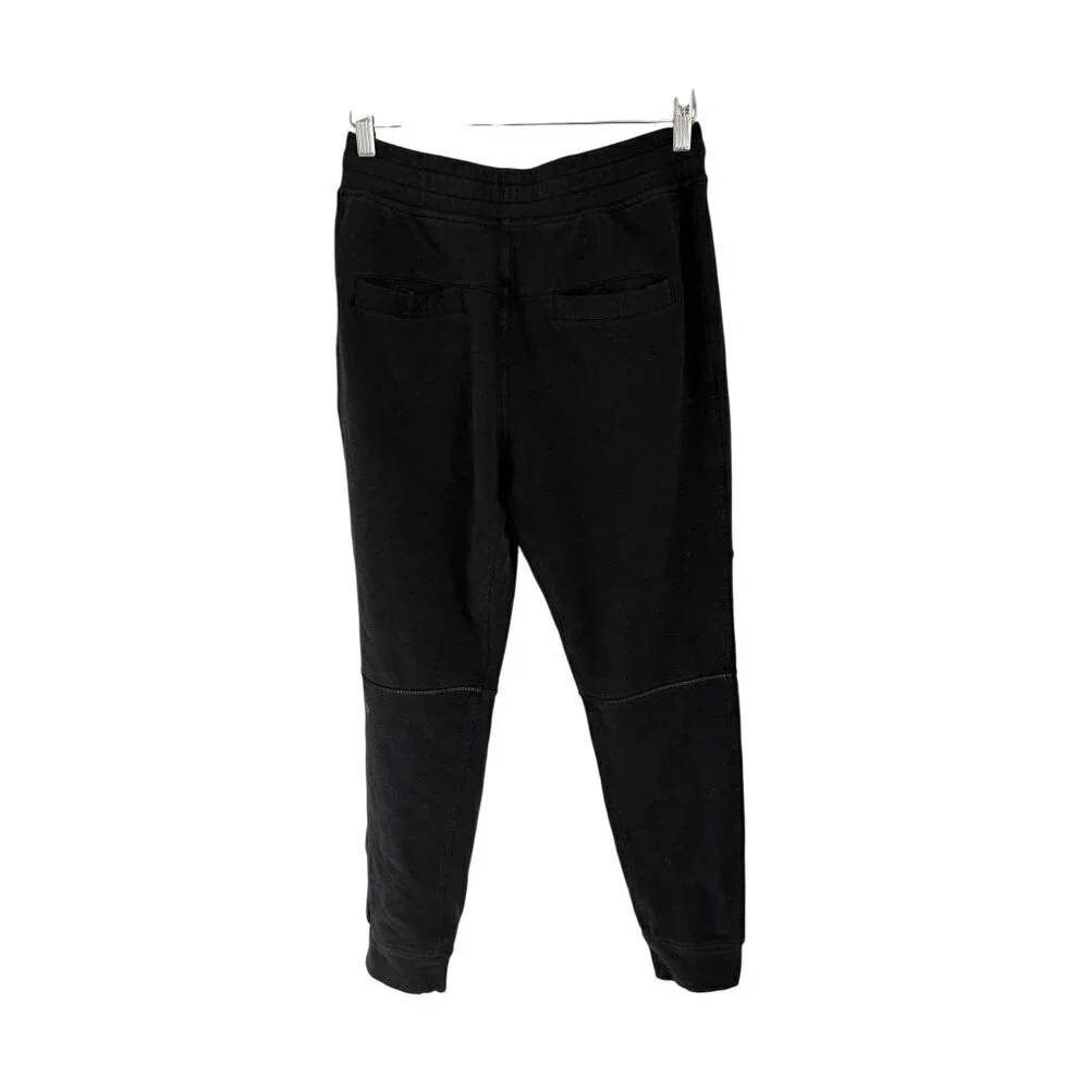 Lululemon Mens Black Jogger Sweatpants With Drawstring Waist & Pockets Size M